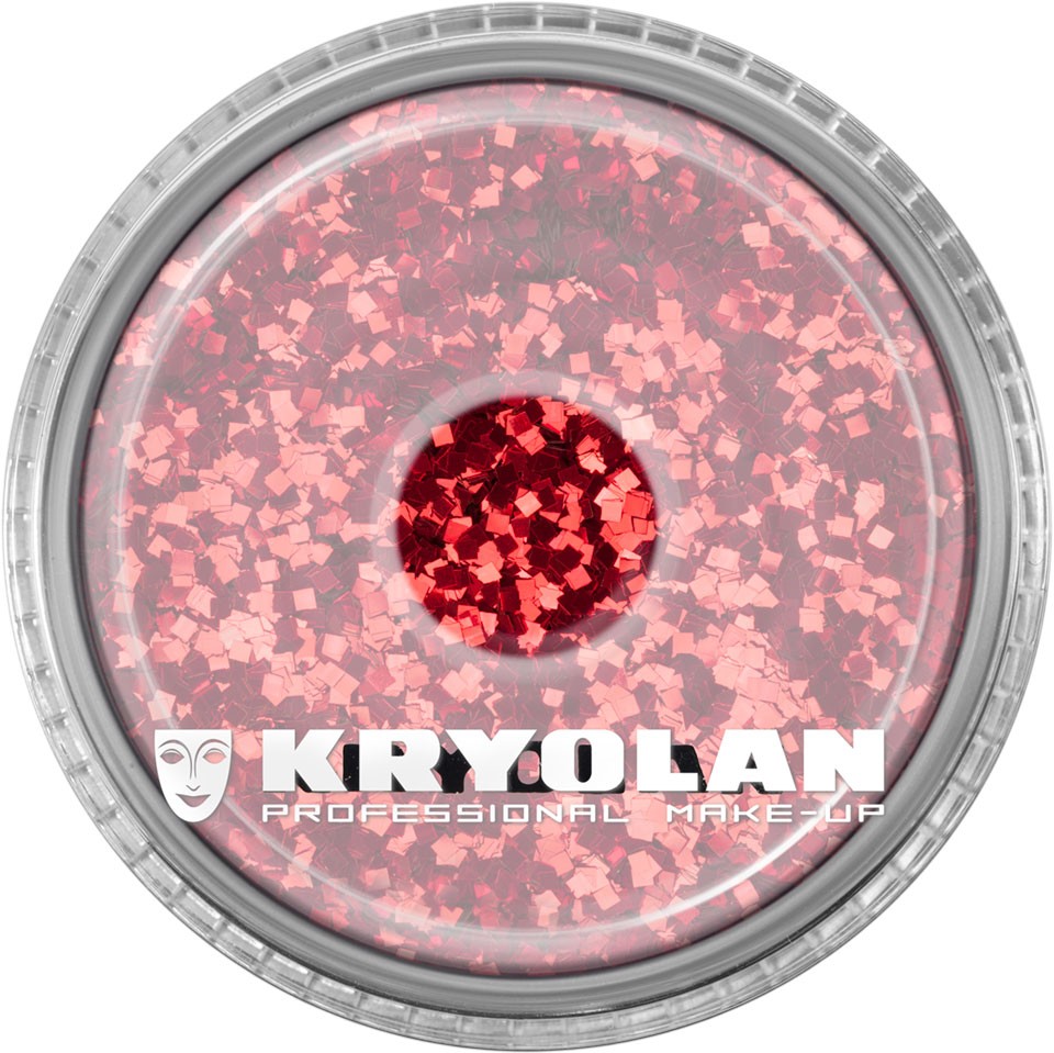 Kryolan Polyester Glimmer - grob bright red