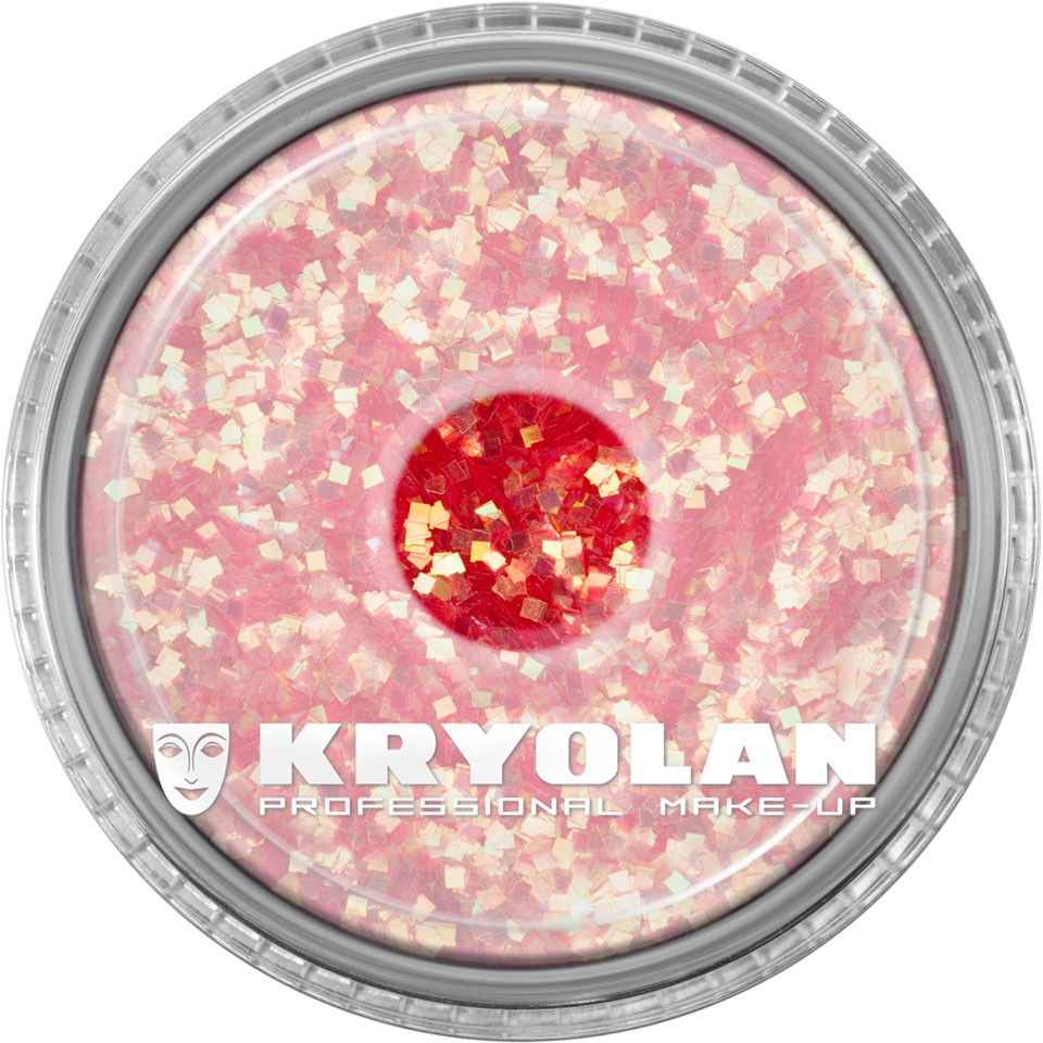 Kryolan Polyester Glimmer - grob pastel pink