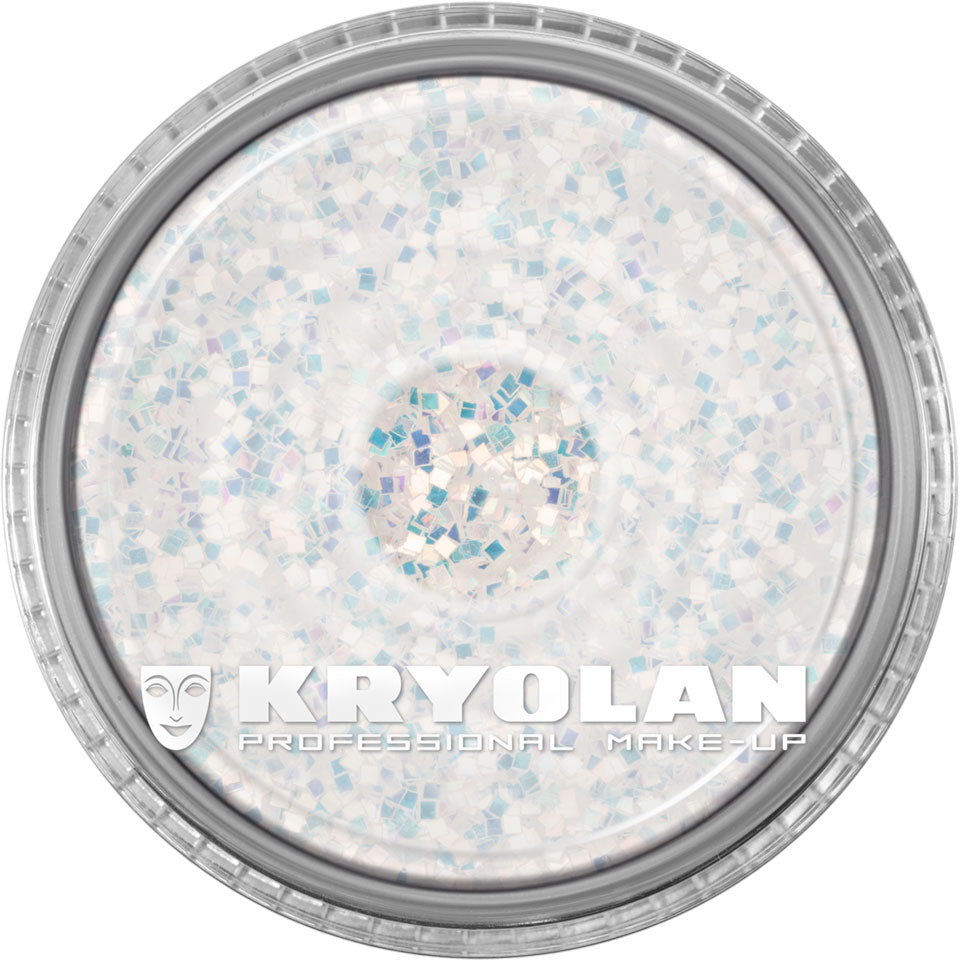 Kryolan Polyester Glimmer - grob pearl white