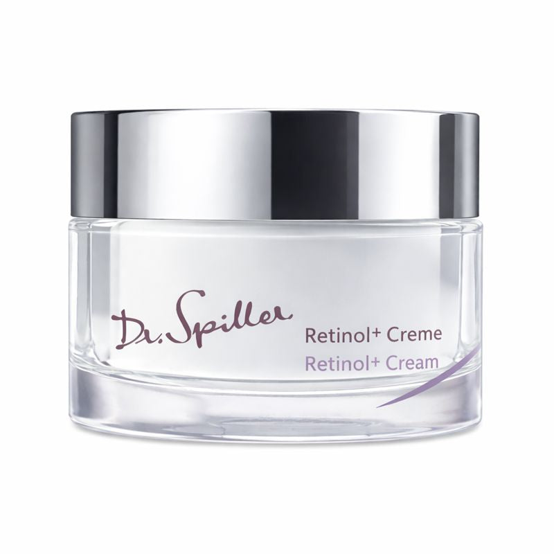 Dr. Spiller Retinol+ Creme Produktbild auf weißem Hintergrund – Anti-Aging Pflege mit Retinol für glattere Haut