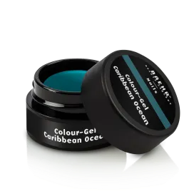 BAEHR BEAUTY CONCEPT - NAILS Colour-Gel - caribbean ocean – UV-/LED-Gel für Nagelmodellage, 5ml, Dose offen