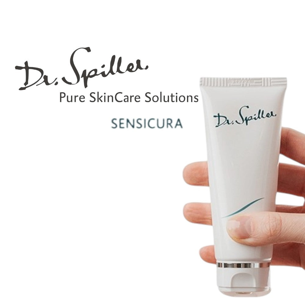 Hand hält Dr. Spiller Cremetube