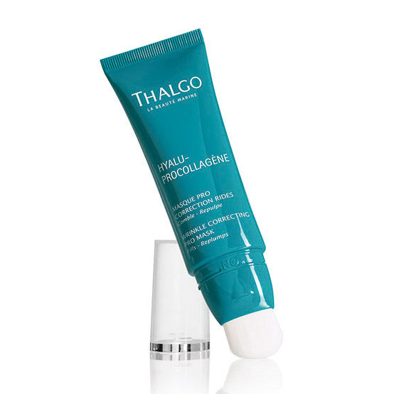 THALGO HYALU-PROCOLLAGÈNE - Faltenkorrigierende Maske, 50ml, Tube offen mit Deckel