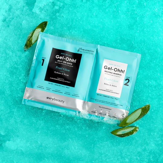 AVRYBEAUTY Gel-Ohh! Jelly Spa Bath - Pearl Glow – Gel-Ohh! Jelly Spa Bath – Pearl Glow Luxuriöses Jelly-Fußbad mit Aloe Vera und Perlenextrakt – regenerierend und feuchtigkeitsspendend, 100gr., 1