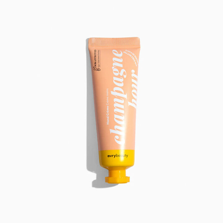 AVRYBEAUTY Handcreme – Champagne Hour – bringt Glamour und Pflege stilvoll zusammen. Angereichert mit Shea-Butter und wertvollen Pflanzenextrakten spendet sie deiner Haut intensive Feuchtigkeit, 45ml