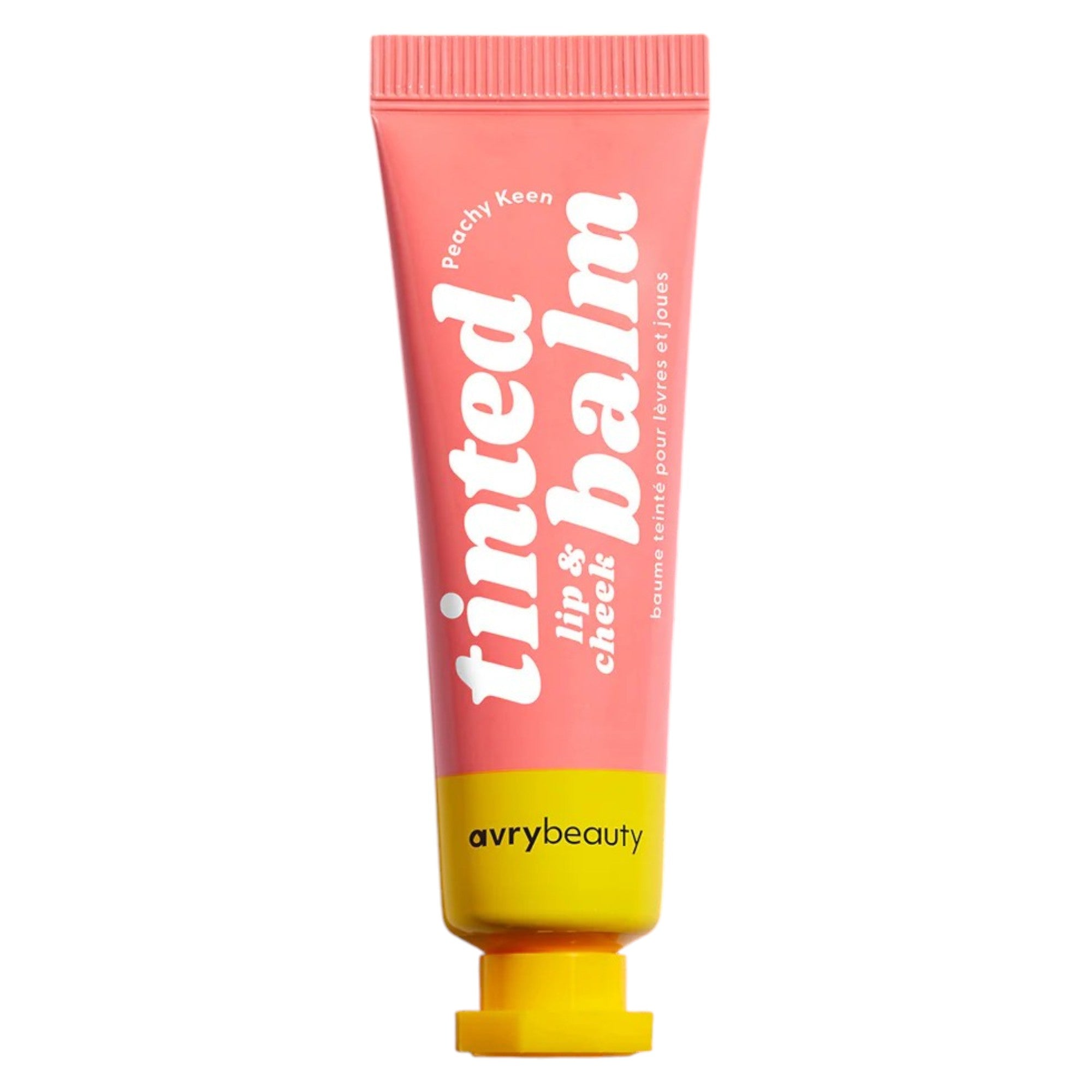 AVRYBEAUTY Lip & Cheek Tinted Balm - Peachy Keen – Der pfirsichrosa Farbton „Peachy Keen“ ist dezent süß und schmeichelt jedem Hautton, 10ml
