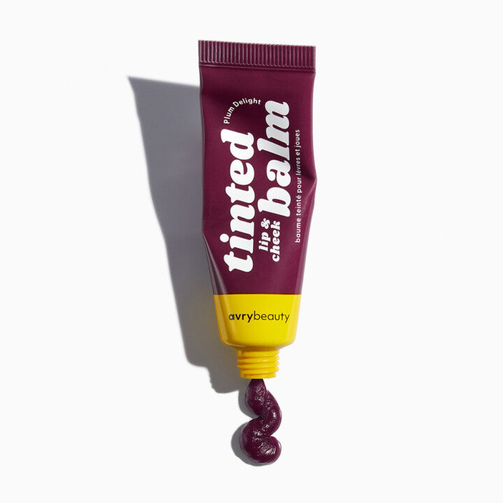 AVRYBEAUTY Lip & Cheek Tinted Balm - Plum Delight – Der tief-pflaumenfarbene Ton verleiht deinem Look Tiefe, Charakter und eine geheimnisvolle Note, 10ml, 1