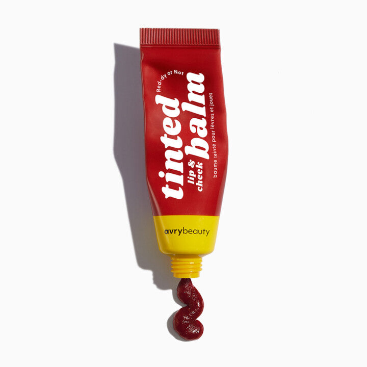 AVRYBEAUTY Lip & Cheek Tinted Balm - Red-dy or Not – Der frische Rotton verleiht deinem Look eine lebendige, energiegeladene Ausstrahlung und sorgt im Handumdrehen für mehr Präsenz und Frische, 10ml, 1