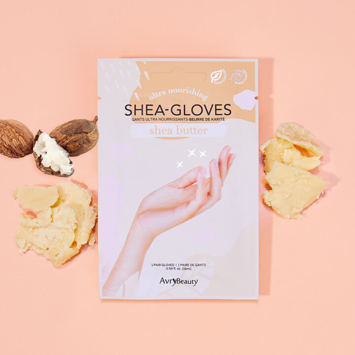AVRYBEAUTY Ultra Nourishing SHEA-GLOVES Shea Butter – Regenerierende Anti-Aging-Handpflege mit Shea-Butter – für geschützte, jugendlich glatte Haut, 1 Paar, Packung1