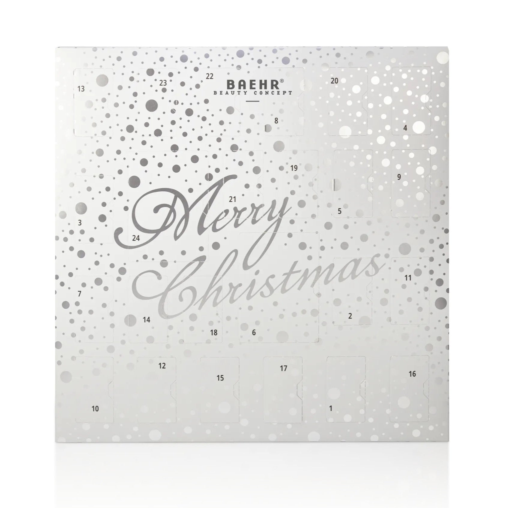 BAEHR Ampullen-Adventskalender 2025, ., frontansicht