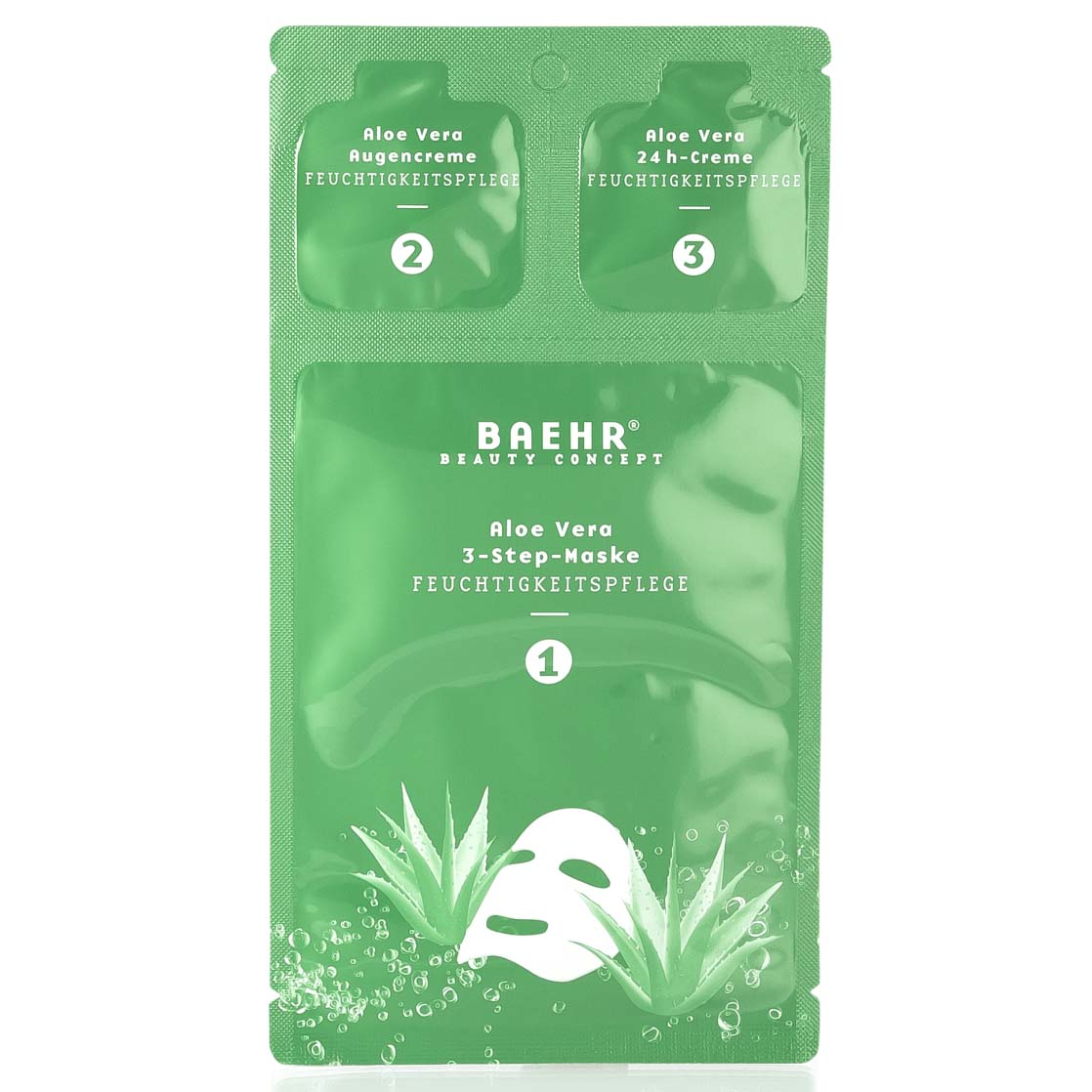 BAEHR beauty concept Aloe Vera 3-step Maske, ., Sachet