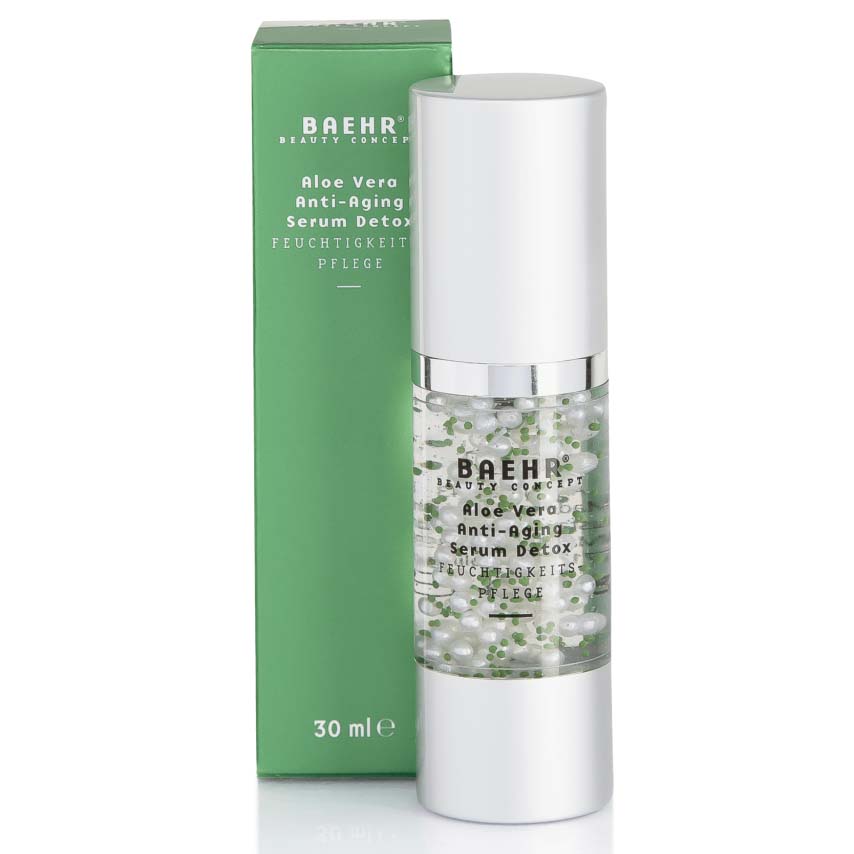 BAEHR beauty concept Aloe Vera Anti-Aging Serum Detox, 30ml, Pumpspender und Umkarton