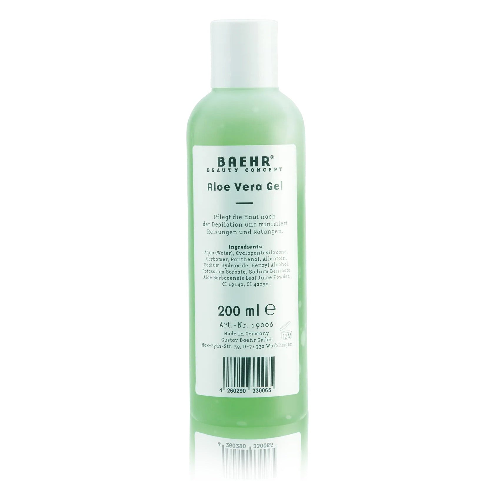 BAEHR beauty concept Aloe Vera Gel, 200ml, Flasche