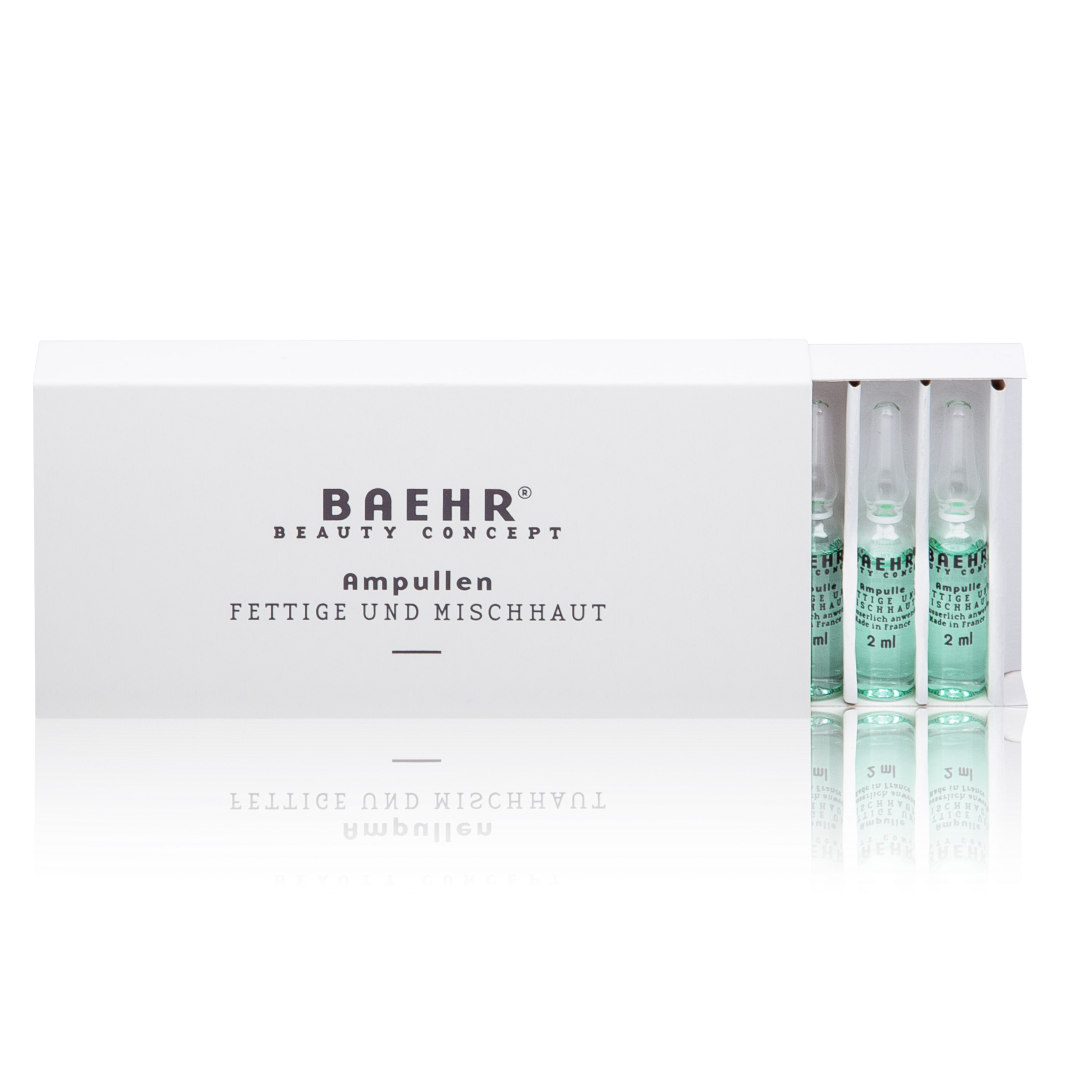 BAEHR beauty concept Ampulle Fettige und Mischhaut , 10x2ml, Umkarton offen