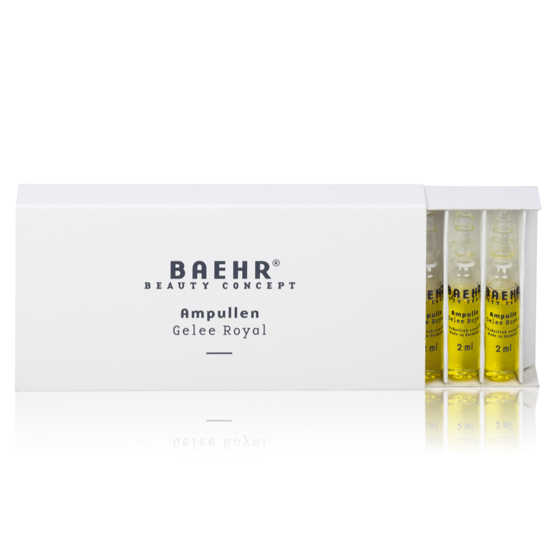 BAEHR beauty concept Ampulle Gelee Royal , 10x2ml, Faltschachtel offen