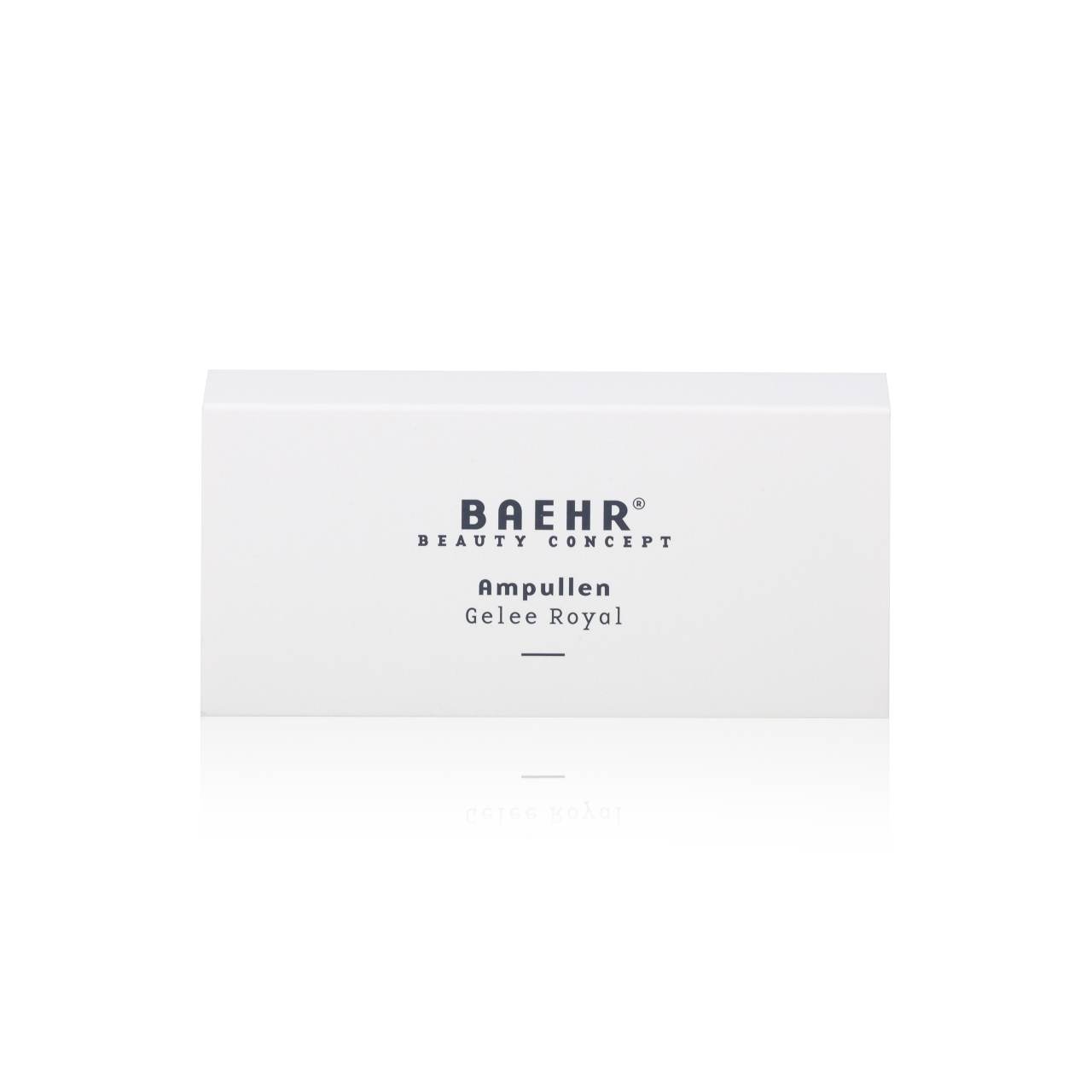 BAEHR beauty concept Ampulle Gelee Royal , 10x2ml, Umkarton Frontansicht