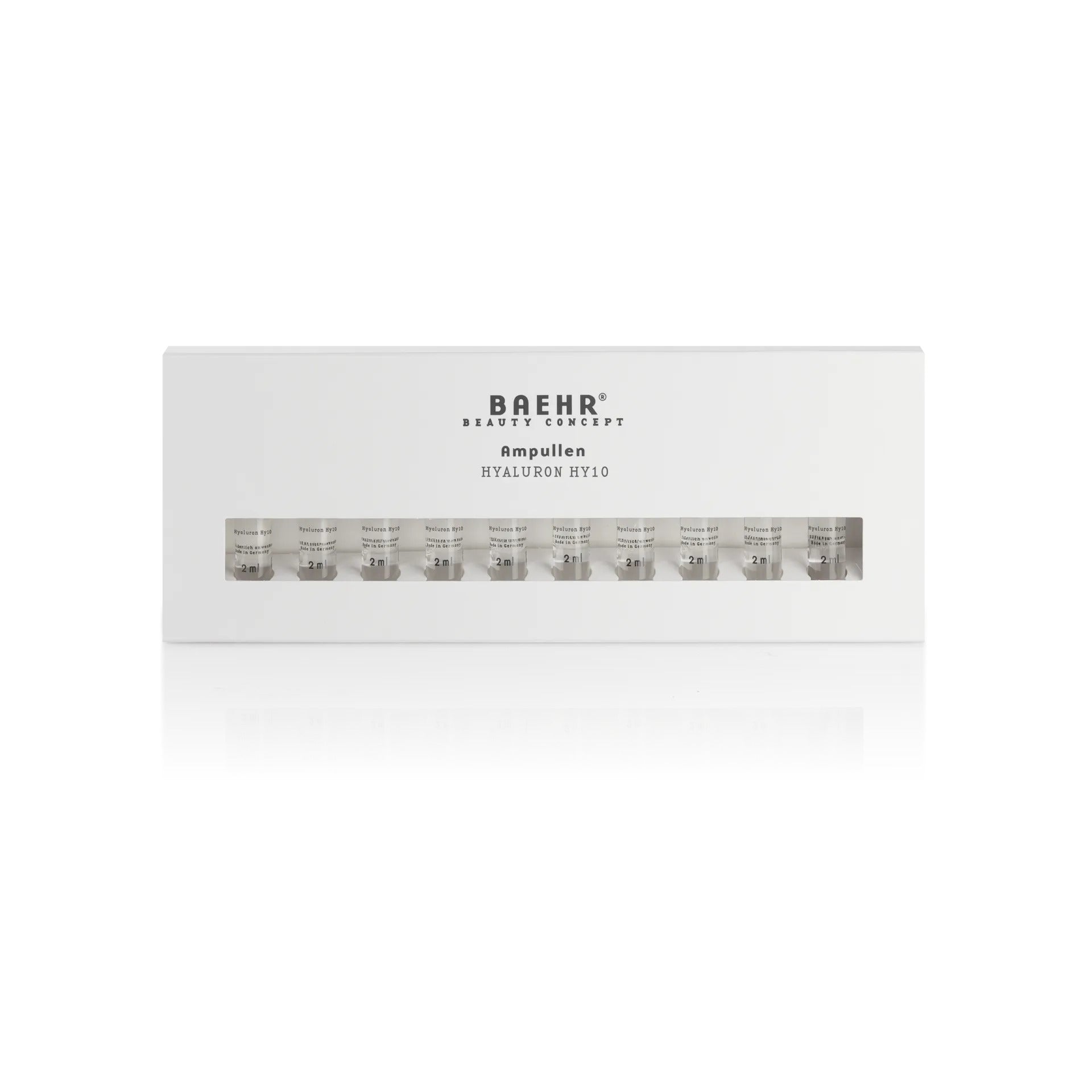BAEHR beauty concept Ampulle Hyaluron Hy10, 10x2ml, Umverpackung