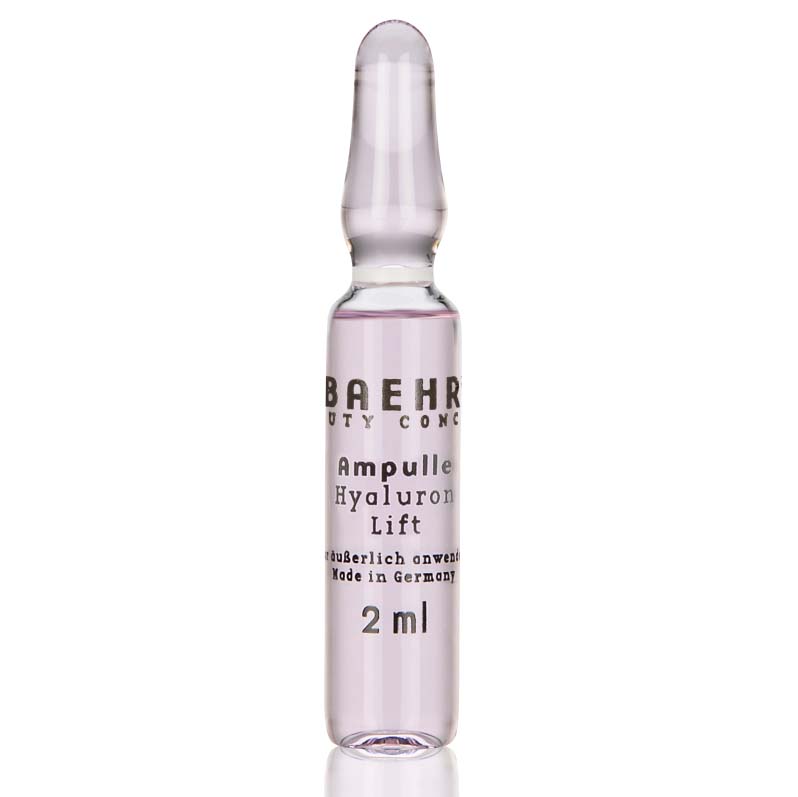 BAEHR beauty concept Ampulle Hyaluron Lift – Feuchtigkeits Boost & Glättung, 10x2ml, Einzelampulle