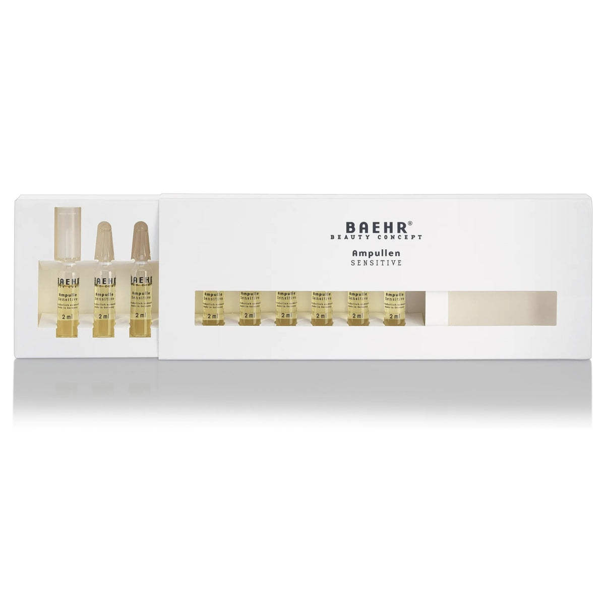 BAEHR beauty concept Ampulle Sensitive – für sensible Haut, 10x2ml, Ampullen in Umkarton offen