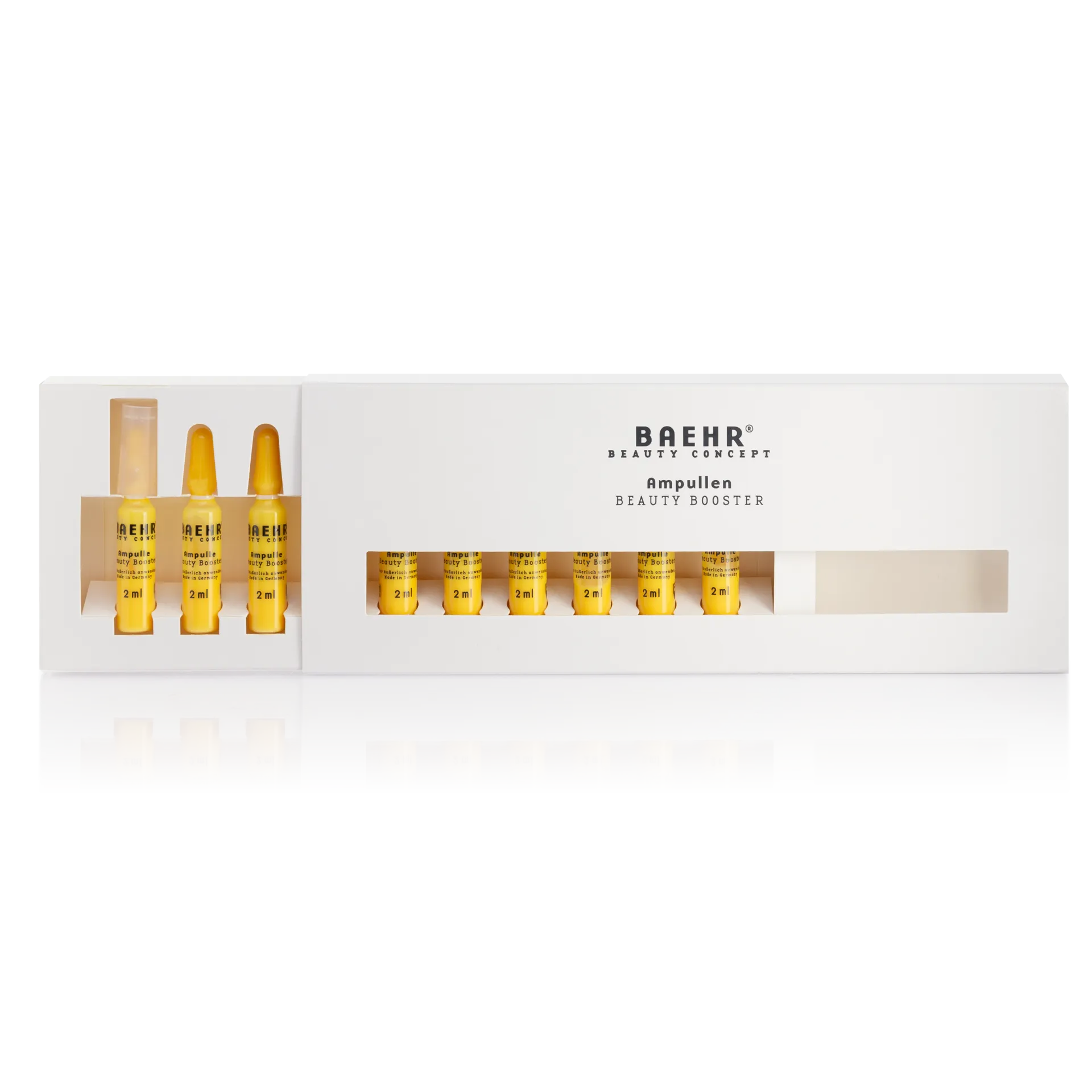 BAEHR beauty concept Beauty Booster – Ampulle Feuchtigkeit & Glow, 10x2ml, Ampullen in Karton offen