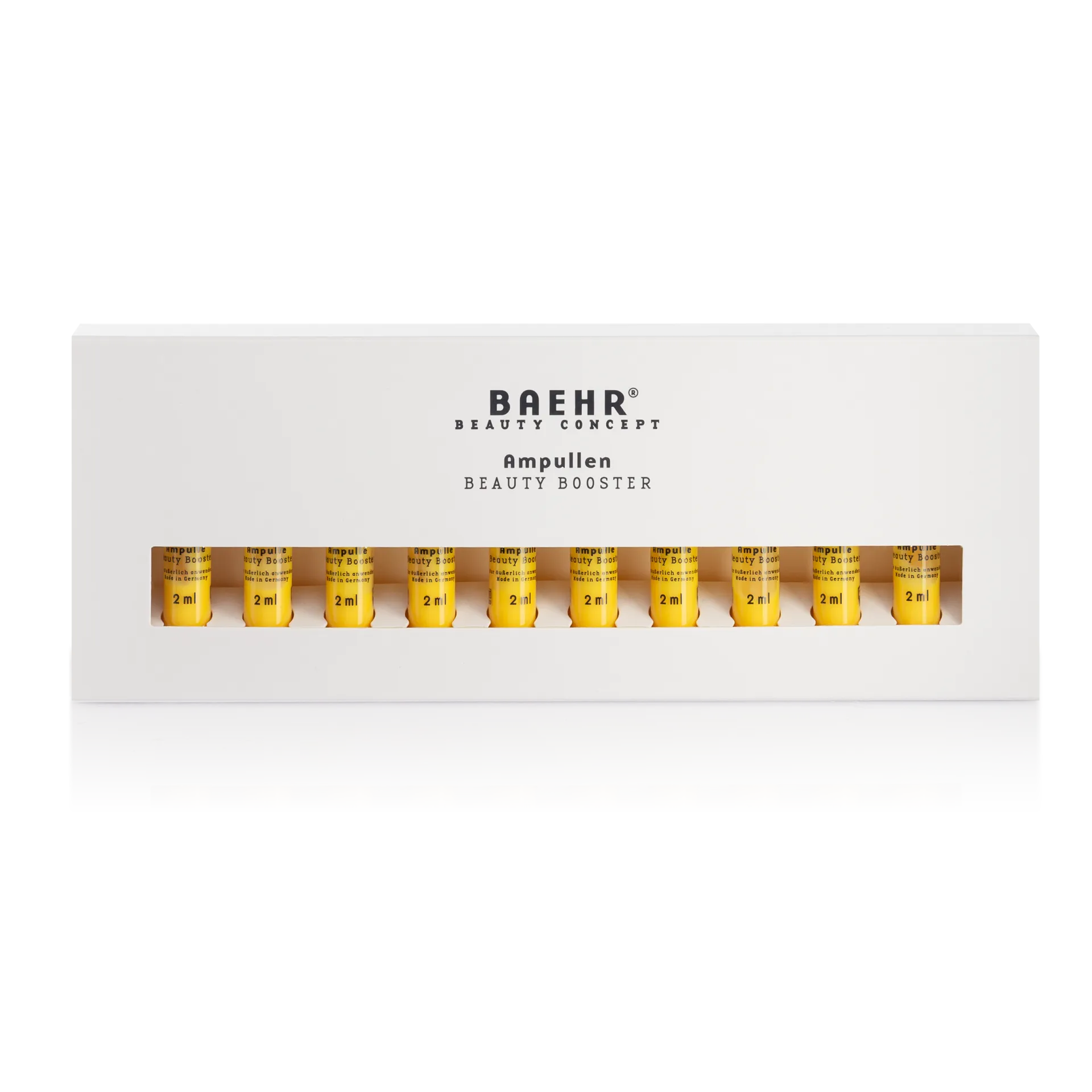 BAEHR beauty concept Beauty Booster – Ampulle Feuchtigkeit & Glow, 10x2ml, Umkarton geschlossen