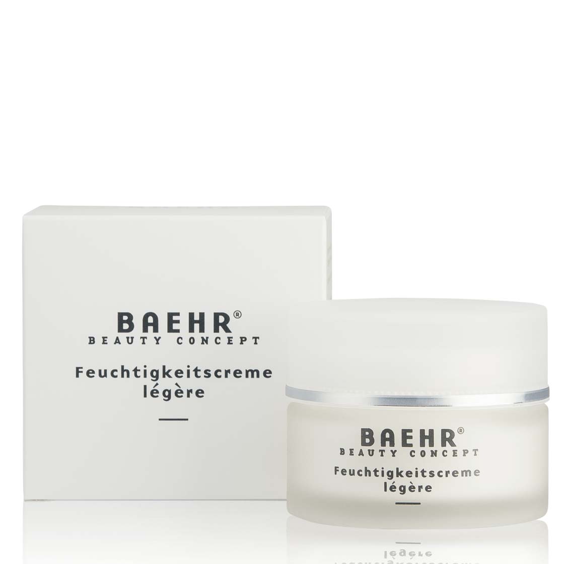 BAEHR beauty concept Feuchtigkeitscreme légère, 50ml, Tiegel und Umkarton