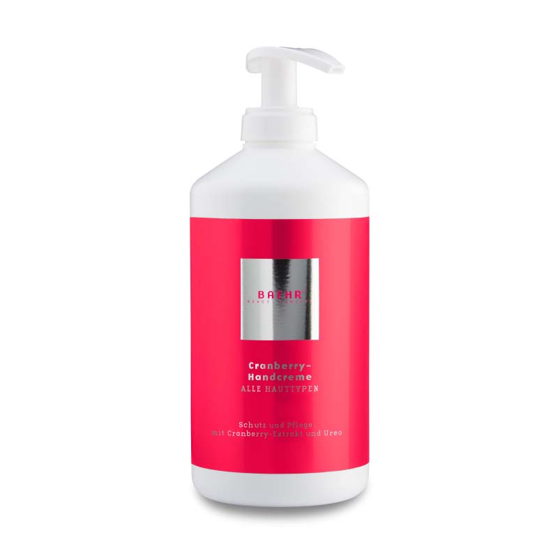 BAEHR beauty concept Handcreme Cranberry , 500ml, Pumpspender
