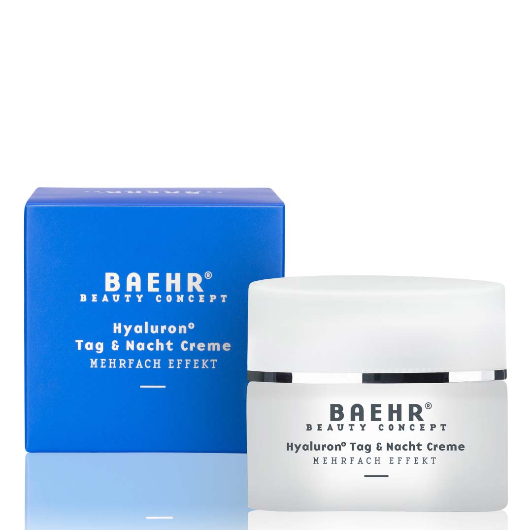 BAEHR beauty concept - Hyaluron+ Tag & Nacht-Creme, 50ml, Tiegel und Umkarton
