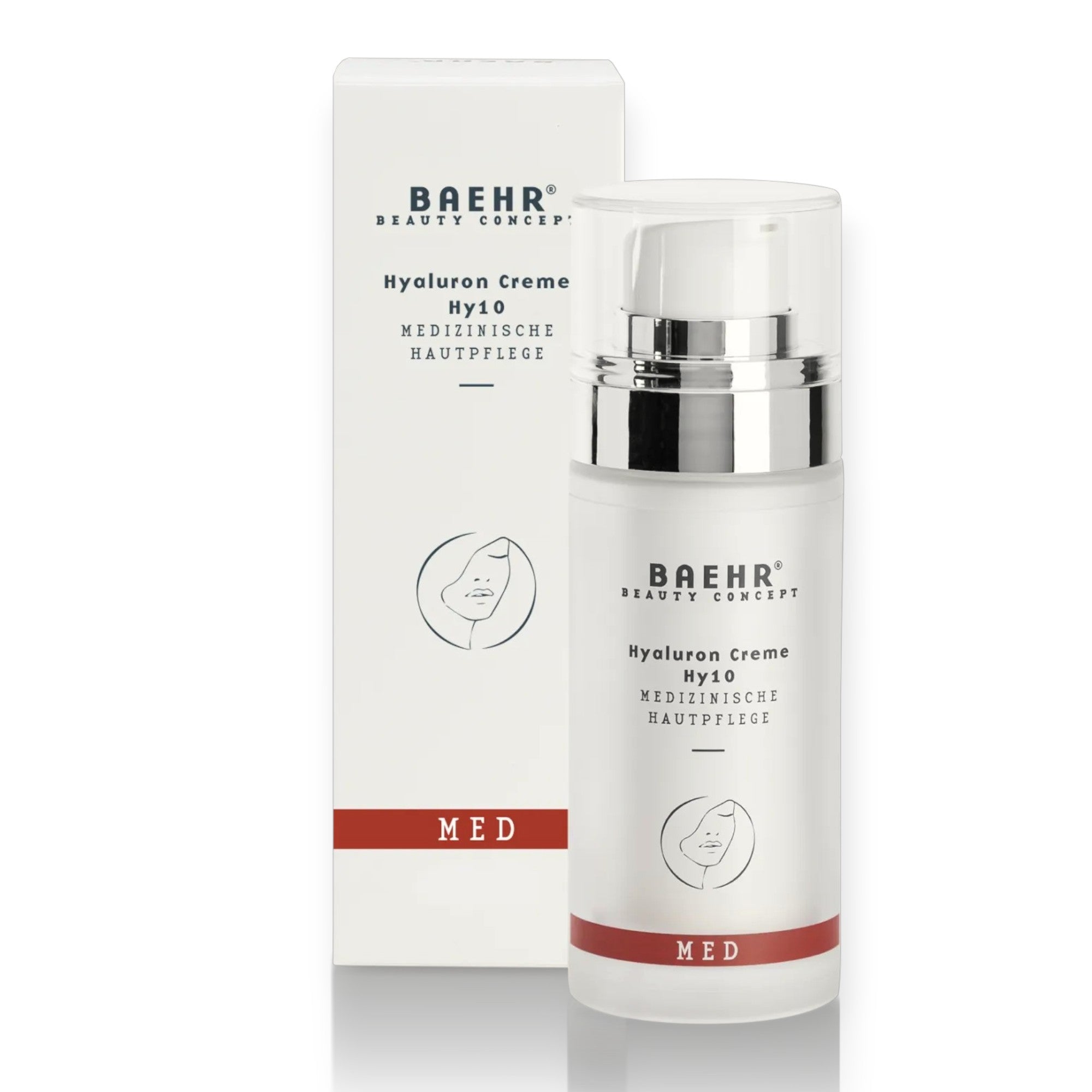 BAEHR beauty concept MED - Hyaluron Creme Hy10, 30ml, Spender und Umkarton