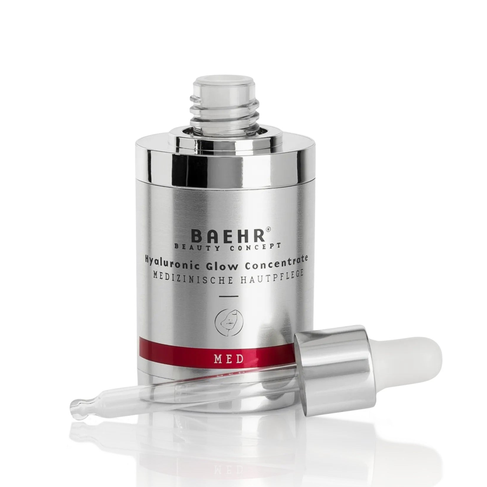 BAEHR beauty concept MED - Hyaluronic Glow Concentrate, 30ml, Pippetenflasche offen