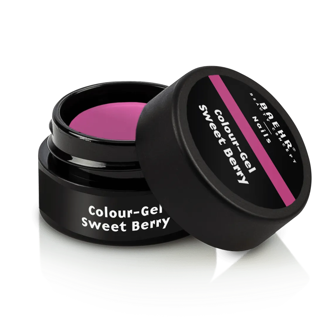BAEHR BEAUTY CONCEPT - NAILS Colour-Gel - sweet berry – UV-/LED-Gel für Nagelmodellage, 5ml, Dose offen