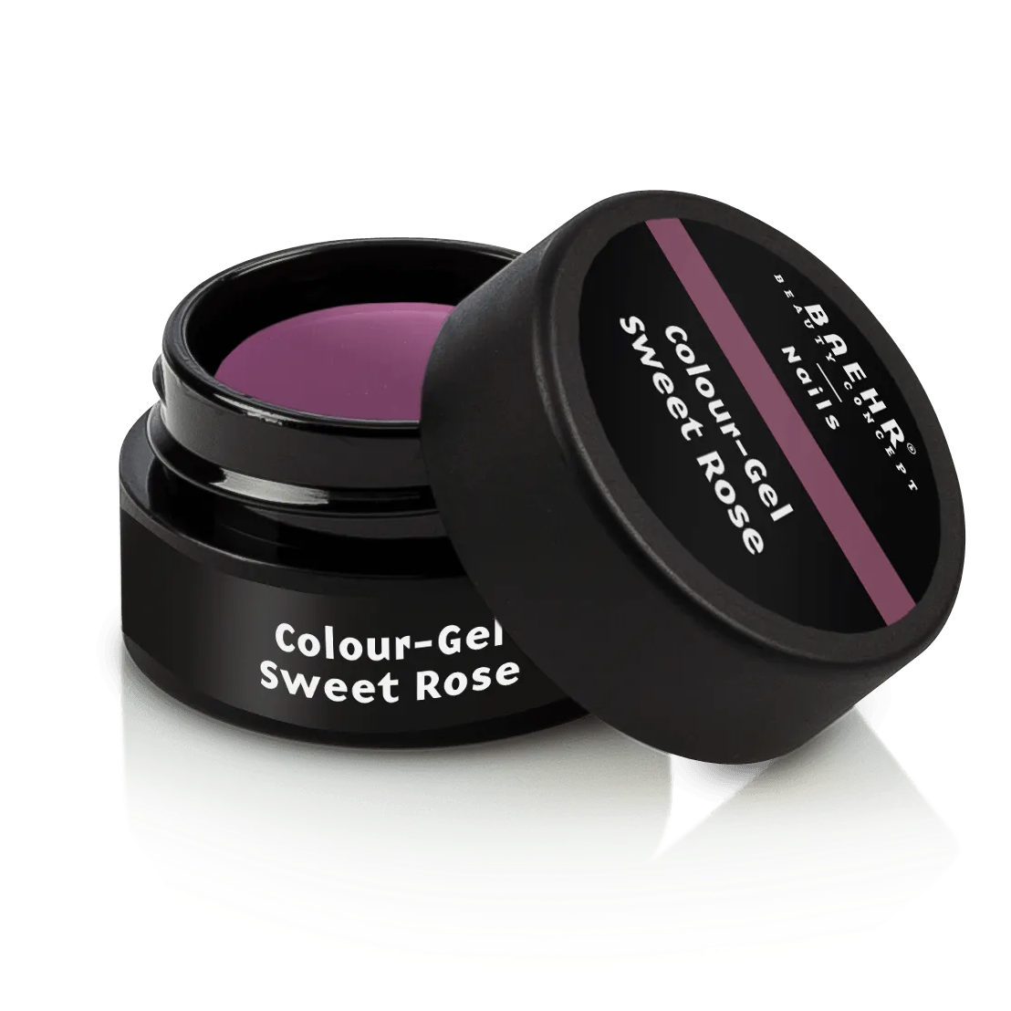 BAEHR BEAUTY CONCEPT - NAILS Colour-Gel - sweet rose – UV-/LED-Gel für Nagelmodellage, 5ml, Dose offen