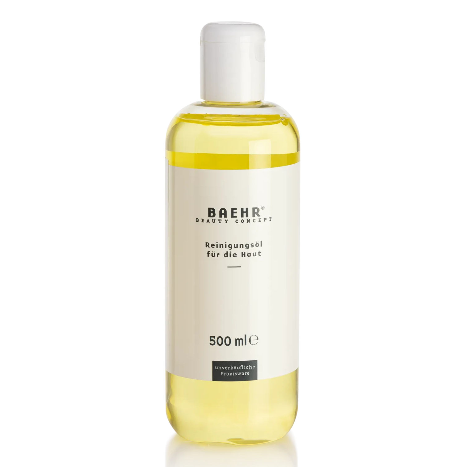 BAEHR beauty concept Reinigungsöl – sanfte Entfernung von Wachsresten nach der Depilation, 500ml