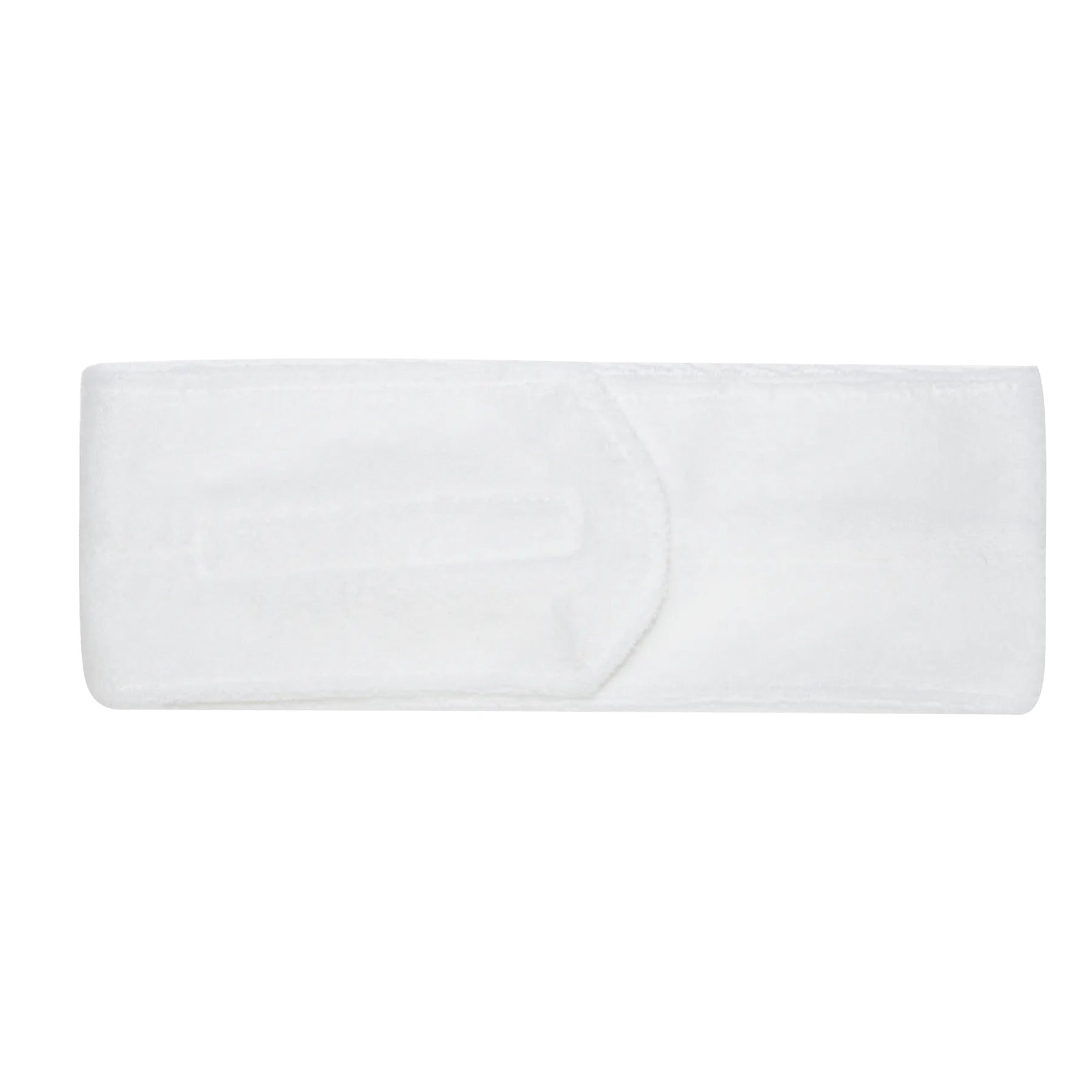 BAEHR Haarband Frottee mit Klettverschluss – weiss 8,5cm, 1stk