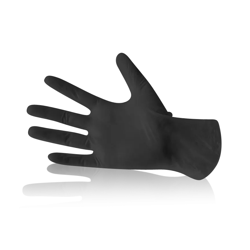 nitril handschuhe haltbarkeit BAEHR Nitrilhandschuhe schwarz – latexfrei, mikrogeraut, 100 Stück