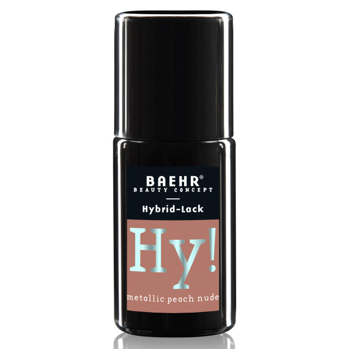 BAEHR Hy! Hybrid-Lack metallic peach nude , 8ml