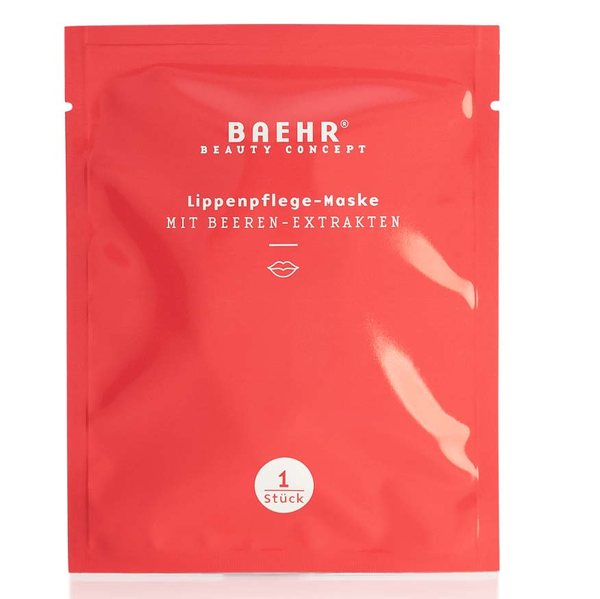 BAEHR Lippenpflege-Maske mit Beeren-Extrakten, 1Stk, Sachet