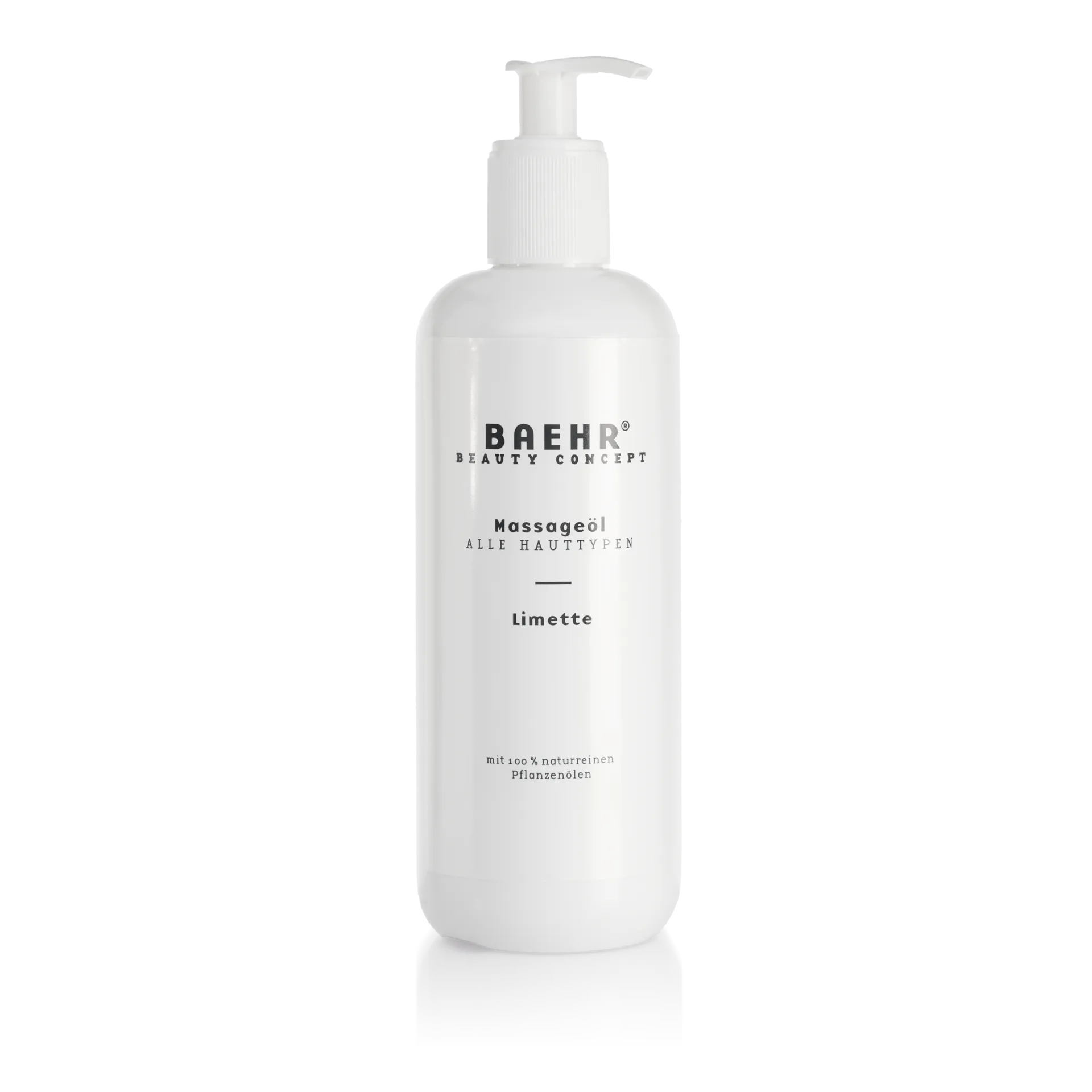 BAEHR Massageöl Limette , 500ml, Flasche mit Pumpspender