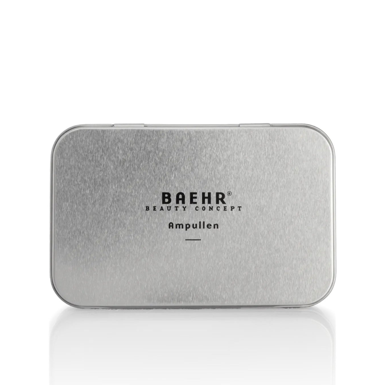 BAEHR Metallbox für 7 Ampullen mit Inlay, leer, geschlossen