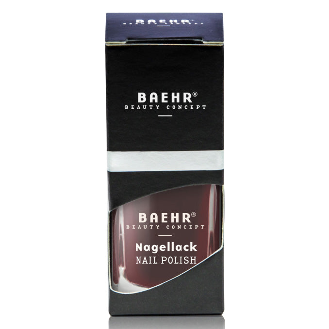 BAEHR Nagellack dark rose, 11ml, Umkarton