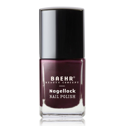 BAEHR Nagellack shiny aubergine metallic , 11ml