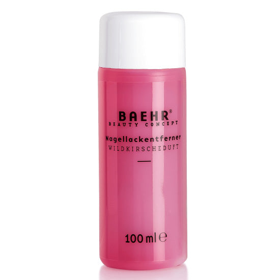 BAEHR Nagellackentferner – acetonfrei , 100ml, Duftrichtung Wildkirsche