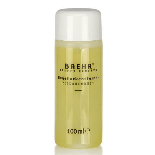 BAEHR Nagellackentferner  – acetonfrei , 100ml, Duftrichtung Zitrone