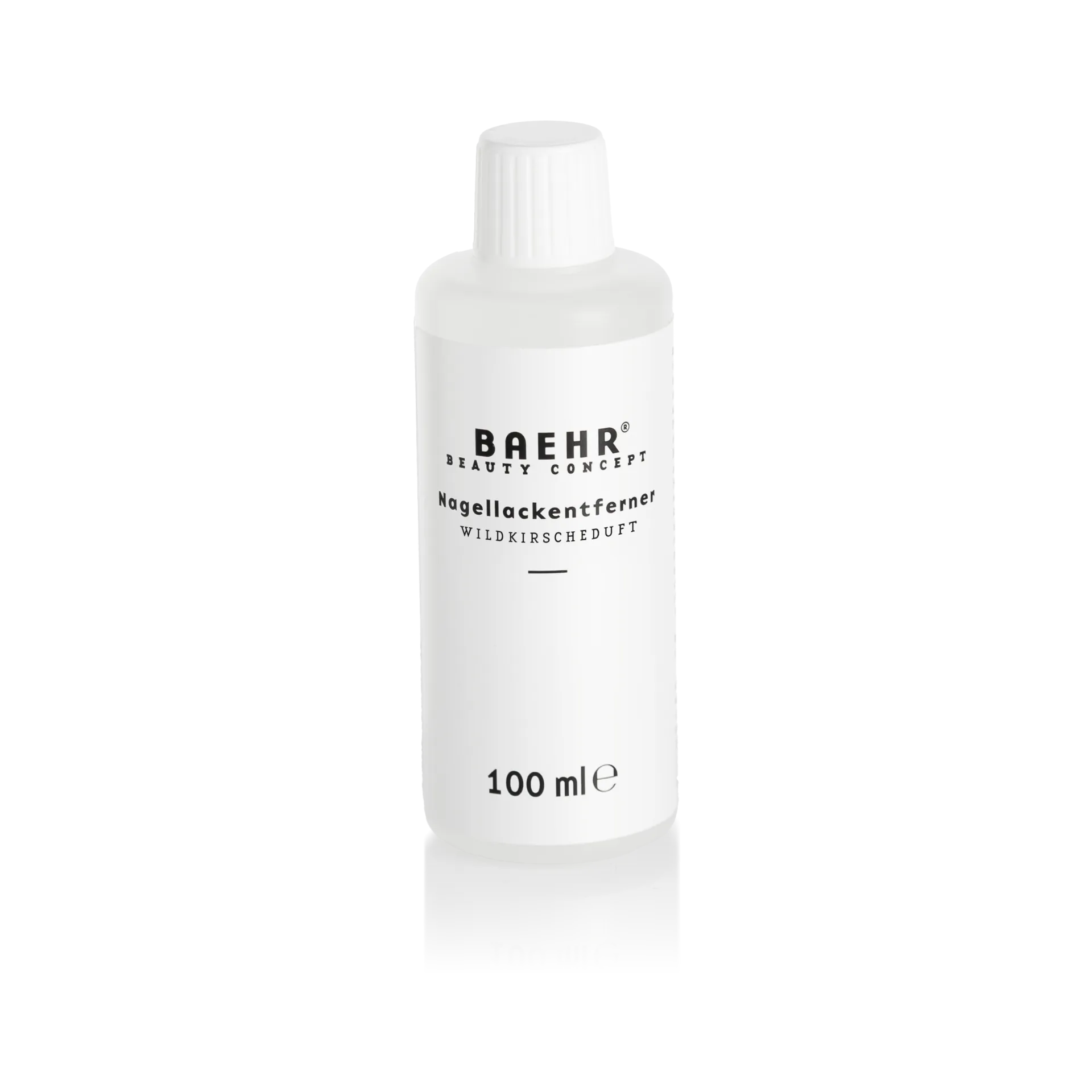 BAEHR Nagellackentferner Wildkirscheduft – acetonfrei & schonend, 100ml, Flasche