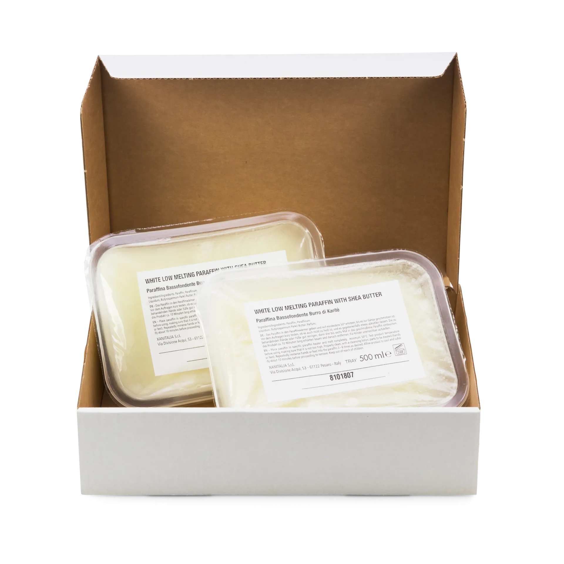 BAEHR Paraffin neutra, 2x500ml, Blocks in Karton