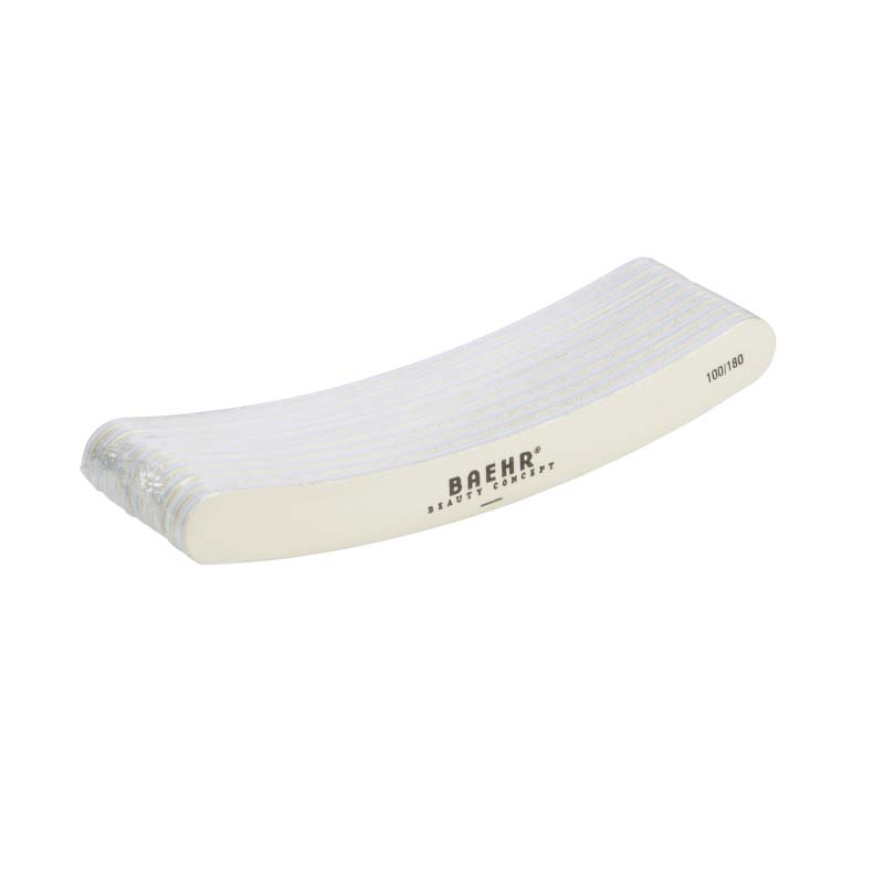 BAEHR Profifeile "BANANE" weiß, 10Stk