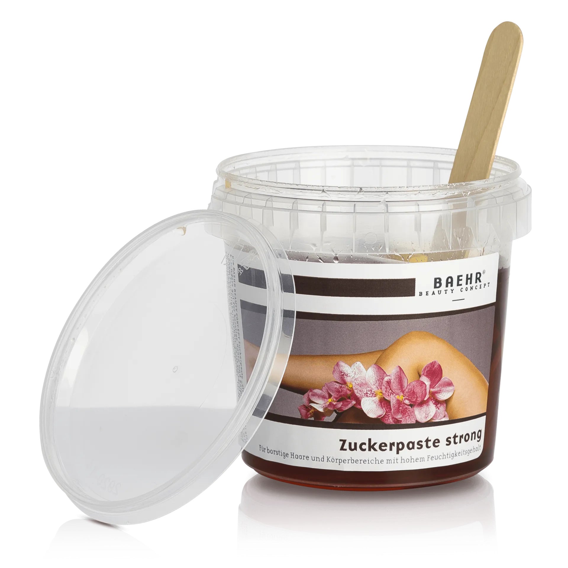 BAEHR Zuckerpaste strong, 700g, Dose offen mit Spatel