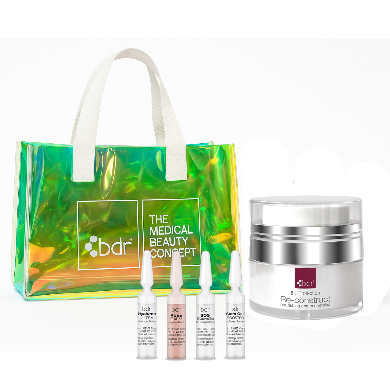 BDR MEDICAL BEAUTY bdr Firm & Glow Essentials, 1stk, Tasche und Einzelprodukte
