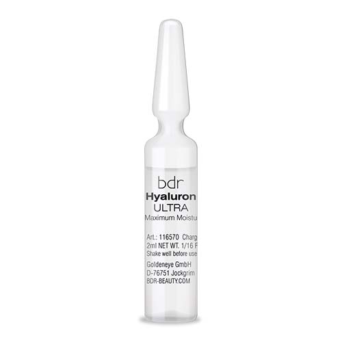 BDR MEDICAL BEAUTY bdr Hyaluron ULTRA Ampullen – Hyaluronsäureampulle für trockene Haut, 2 ml, Einzelampulle