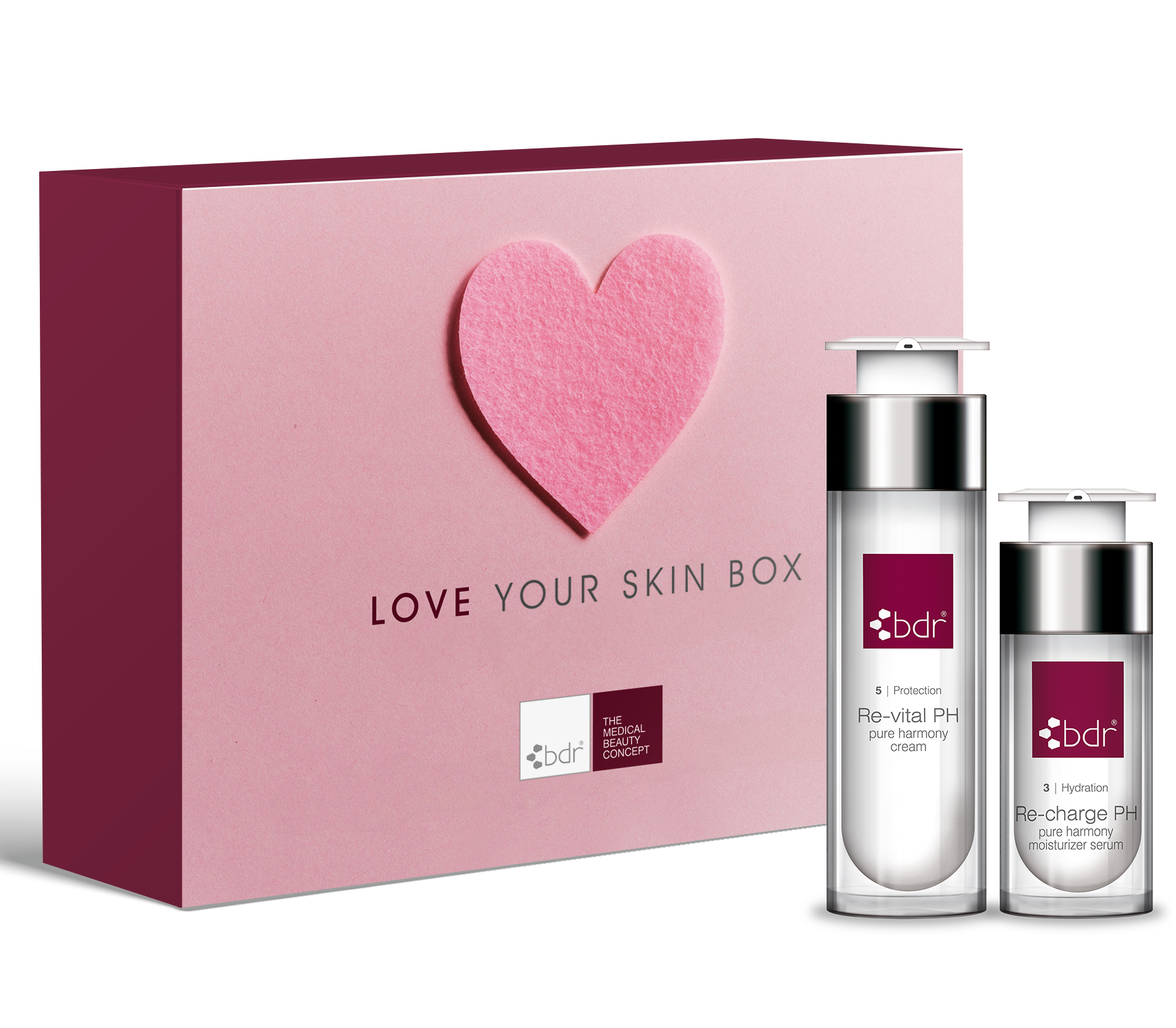 BDR MEDICAL BEAUTY Love your Skin Box PH – das perfekte Duo für anspruchsvolle Haut mit Tendenz zu Glanz und Unreinheiten., 45ml